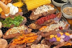 这放全国都很炸裂。。糯叽叽花式烤番薯！！